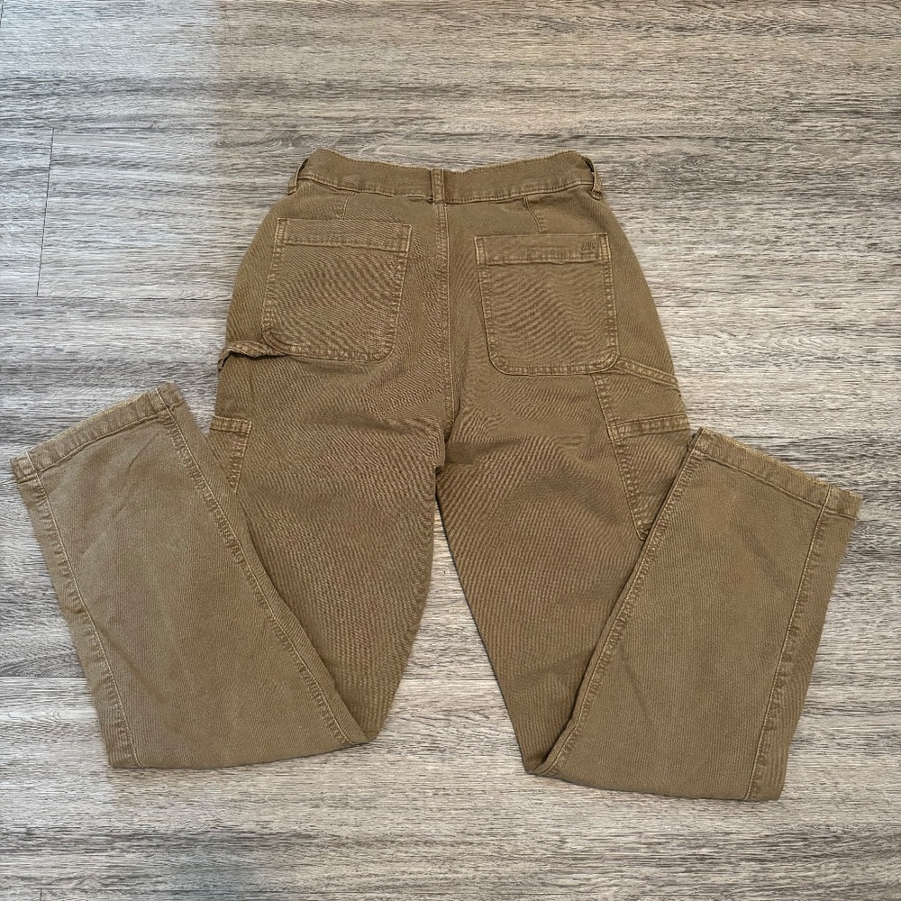 AE Stretch High-Waisted Straight Leg Carpenter Cargo Pant